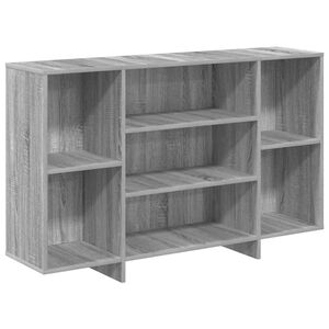 vidaXL Sideboard Grey Sonoma 120x30x75 cm Engineered Wood