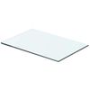 vidaXL Shelves 2 pcs Panel Glass Clear 40x20 cm
