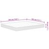 vidaXL Bonnell Spring Mattress Medium 183x203 cm