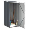 vidaXL Garden Shed Anthracite 87x98x159 cm Galvanised Steel