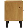 vidaXL Bedside Cabinet "FLAM" 49x35x50 cm Solid Wood Pine