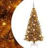 vidaXL Christmas Tree Gold 180 cm PET