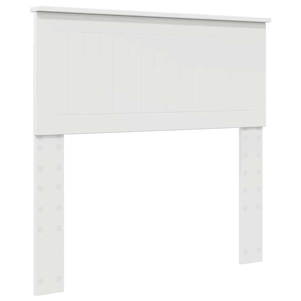 vidaXL Headboard with Headboard White 90 cm Engineered wood