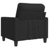 vidaXL Sofa Chair Black 60 cm Fabric
