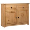 vidaXL Sideboard | Natural wood | Solid pine wood | Large | Sideboard