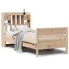 vidaXL Bookcase Bed without Mattress 90x190 cm Single Solid Wood Pine