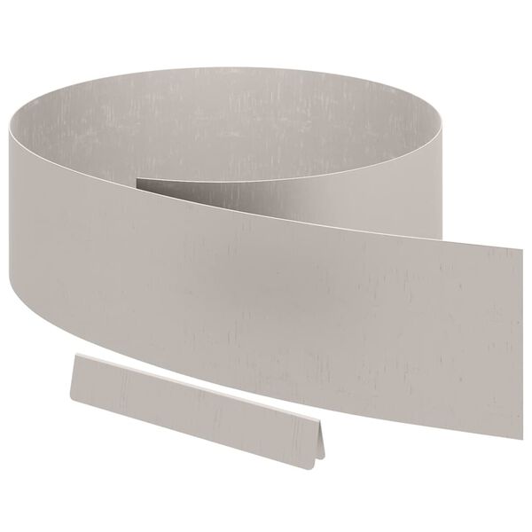 vidaXL Lawn Edging Rusty 450 x 0.05 x 20 cm Weathering Steel