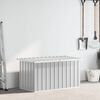 vidaXL Garden Storage Box Grey 129x67x65 cm