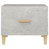 vidaXL Coffee Tables 2 pcs Concrete Grey 50x50x40 cm Engineered Wood