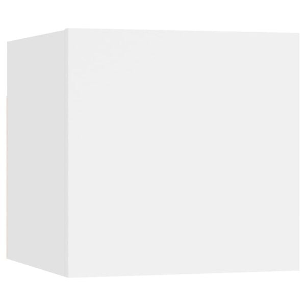 vidaXL 5 Piece TV Cabinet Set White Engineered Wood