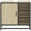 vidaXL Bathroom Sink Cabinet Sonoma Oak 65x33x60 cm Engineered Wood
