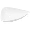 vidaXL Basin Ceramic White Triangle 645x455x115 mm