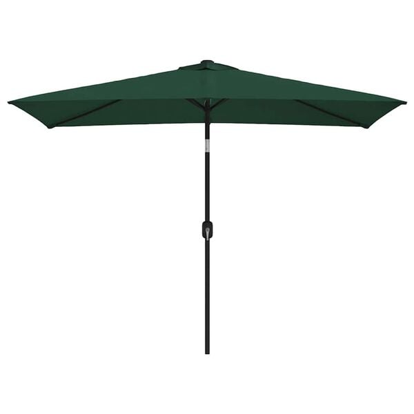 vidaXL Garden Parasol 200 x 300 cm Green Rectangular