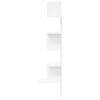 vidaXL Wall Corner Shelf White 32x32x127,5 cm Engineered Wood