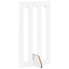vidaXL Folding Pet Fence 2 pcs White 100.5 x 38 x 90 cm