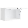 vidaXL Kitchen Wall Cabinet Lucca High Gloss White Engineered Wood