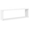 vidaXL Wall Cube Shelf 4 pcs White 80x15x26.5 cm Engineered Wood