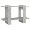 vidaXL Book Cabinet/Room Divider Concrete Grey 80x30x51 cm