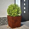 vidaXL Garden Planter 50x50x50 cm Weathering Steel