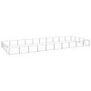 vidaXL Dog Kennel Silver 40 m&sup2; Steel