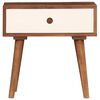 vidaXL Bedside Table Solid Acacia Wood 45x30x45 cm