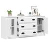 vidaXL Sideboards 3 pcs White Engineered Wood