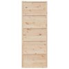 vidaXL Barn Door 80x208 cm Solid Wood Pine