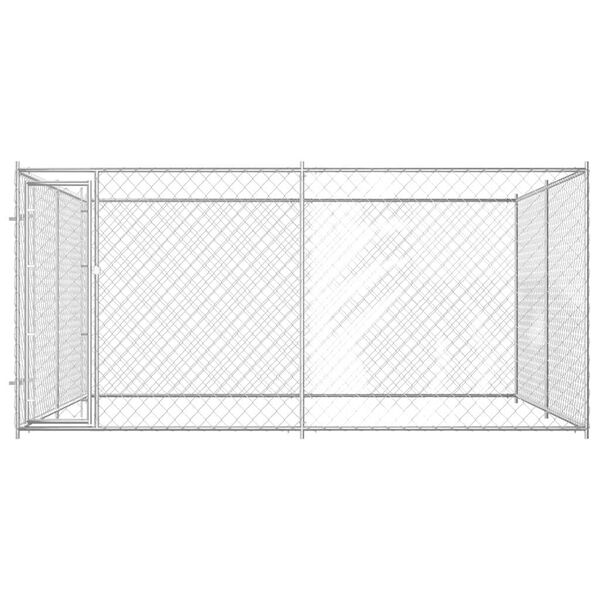 vidaXL Outdoor Dog Kennel 383x383x185 cm