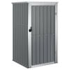 vidaXL Tool Shed | Grey | Galvanised steel, metal, plastic | Medium