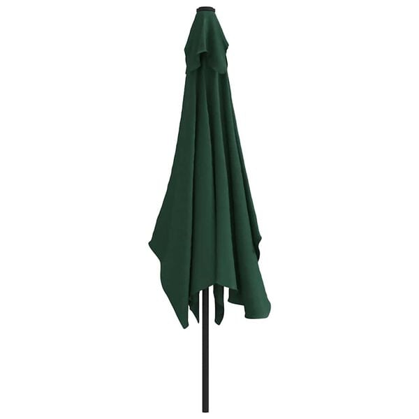vidaXL Garden Parasol 200 x 300 cm Green Rectangular