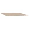 vidaXL Awning Replacement Fabric Beige 400 x 350 cm Polyester