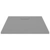 vidaXL Shower Base Tray SMC Grey 100x80 cm