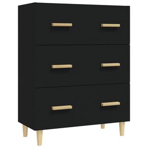 vidaXL Sideboard | Black | Engineered wood | Medium | Sideboard | Rectangular