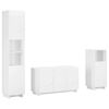 vidaXL Bathroom Cabinet Set 3 pcs White Engineered Wood