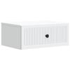 vidaXL Bedside Cabinet White 49 x 34.5 x 20 cm Engineered Wood