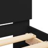vidaXL Bed Frame without Mattress Black 135x190 cm Double