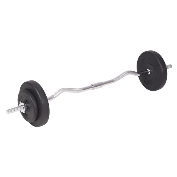 vidaXL Barbell and Dumbbell Set 90 kg