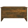 vidaXL Coffee Table Smoked Oak 80x55.5x41.5 cm Engineered Wood
