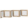 vidaXL Foldable Dog Gate with Stands 6 pcs Artisan Oak 482 cm