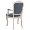 vidaXL Dining Chairs 2 pcs Dark Grey 62x59.5x100.5 cm Velvet