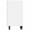 vidaXL Bottom Cabinet Riga White 30x44.5x81.5 cm Engineered Wood