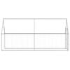vidaXL Chicken Cage Silver 400x100x190 cm Galvanised Steel