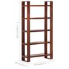 vidaXL Book Cabinet Honey Brown 85x30x166 cm Solid Acacia Wood