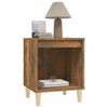 vidaXL Bedside Cabinet Smoked Oak 40x35x50 cm