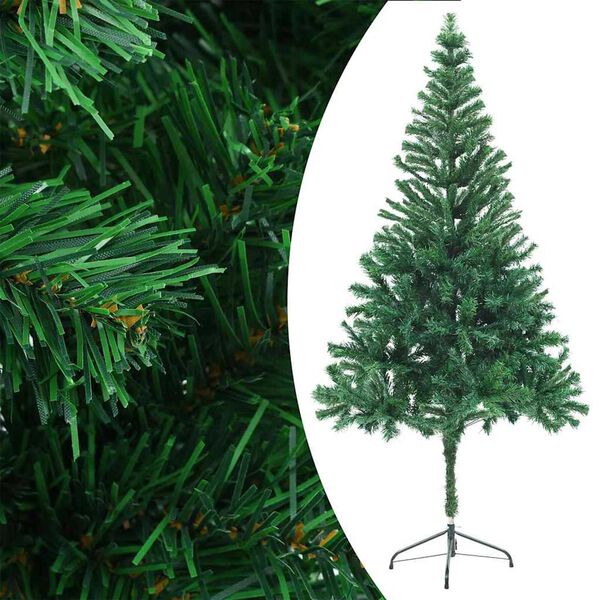 vidaXL Artificial Pre-lit Christmas Tree with Ball Set 180cm 564 Branches