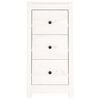 vidaXL Sideboards 2 pcs White 40x35x80 cm Solid Wood Pine