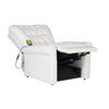 vidaXL Electric Massaging Chair Cream white 78 x 148 x 71 cm