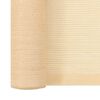 vidaXL Privacy Net HDPE 2x25 m Beige