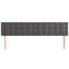 vidaXL Headboards 2 pcs Dark Grey 100 cm Velvet
