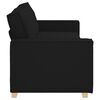 vidaXL 3-Seater Sofa Black 180 cm Fabric